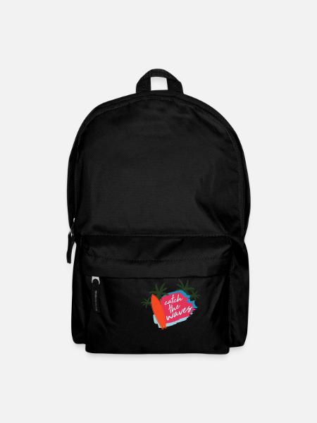 Été sort Plage Surf - Sac à dos - noir