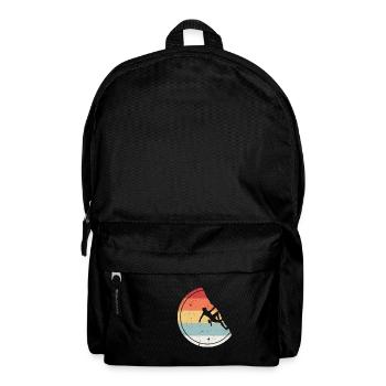 Escalade - Cadeau Vintage bloc rétro - Sac à dos - noir - Devant