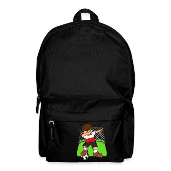 Pologne Soccer Ball Dabbing Kid polonais de football - Sac à dos - noir - Devant