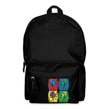 Octopus Pop Art - Sac à dos - noir - Devant