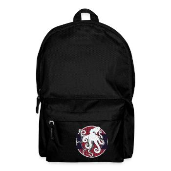 Freundlicher Octopus - Rucksack - Schwarz - Vorne