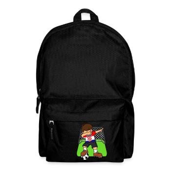 Kroatien-Fußball, der Kinderkroaten-Fußball abtupft - Rucksack - Schwarz - Vorne