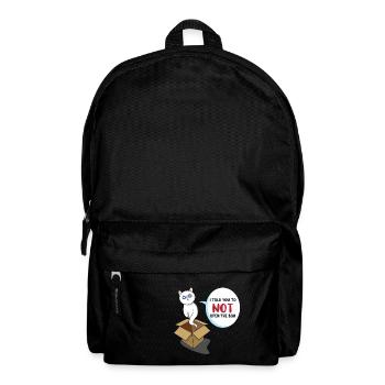 Schrödingers Katze - Rucksack - Schwarz - Vorne