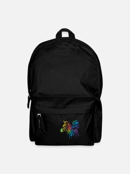 Zebra Boom! - Rucksack - Schwarz
