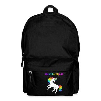 Unicorn Squad - Rucksack - Schwarz - Vorne