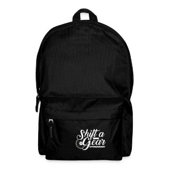 Motorrad Spruch Cross Racer Ausfahrt - Rucksack - Schwarz - Vorne