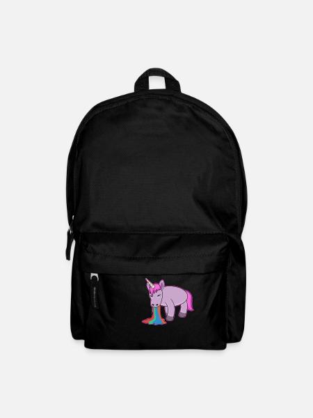 Gay Pride Unicorn Rainbow Gay & Lesbian - Rucksack - Schwarz