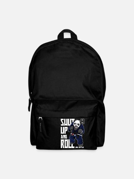 Angry BJJ Panda - BJJ Brazilian Jiu Jitsu Shirt - Backpack - black