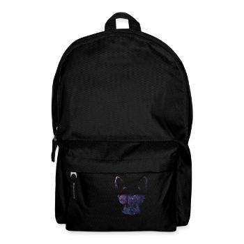 Frenchie French Bulldog Neon All Gift - Backpack - black - Front