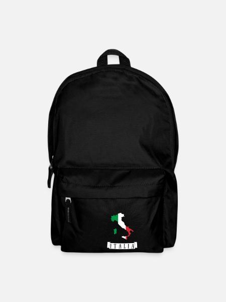 Cadeau Italie drapeau Italie italienne - Sac à dos - noir