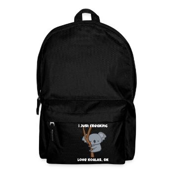 Koala - Koalas - Koala T-Shirt - I love Koalas - Backpack - black - Front