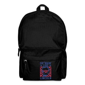 Drinking Like Lincoln Independence Day - Backpack - black - Front