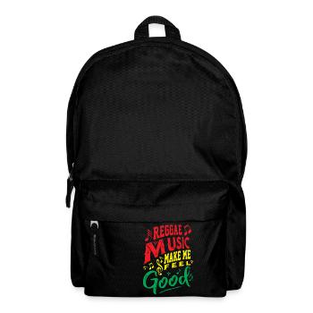 La musique reggae me fait me sentir bien - Sac à dos - noir - Devant