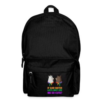 Homosexuality gay equality gay - Backpack - black - Front