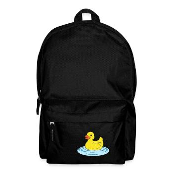 Badeente - Rucksack - Schwarz - Vorne