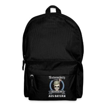 Bayern Bayrisch lustig Heimat Geschenk Geburtstag - Rucksack - Schwarz - Vorne