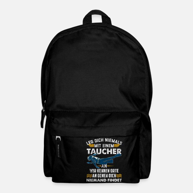 Diver Taucher Geschenk Tauchen Sporttaucher - Rucksack - Schwarz