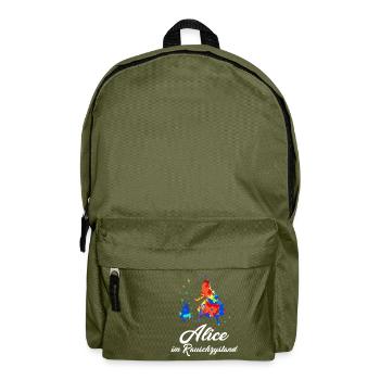 Alice im Rauschzystand - Rucksack - Olivgrün - Vorne
