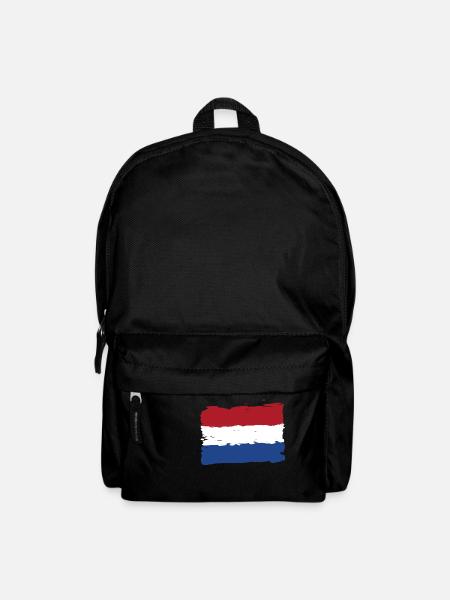 Nederland vlag - Niederlande Flagge - Netherlands - Rucksack - Schwarz