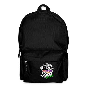 Rock Climbing Inspiration - Backpack - black - Front
