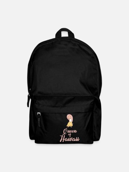 Hawaii Strandurlaub Mädchen - Rucksack - Schwarz