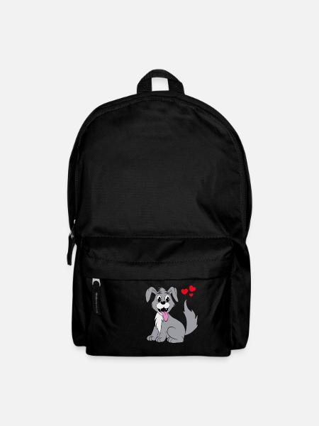 Chien mignon - Sac à dos - noir
