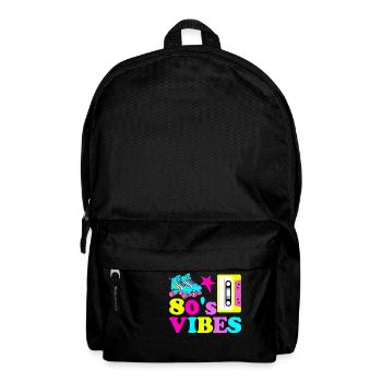 80's vibes - Sac à dos - noir - Devant