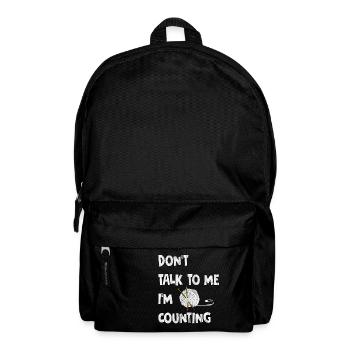 Crochet - Funny - Gift idea - Backpack - black - Front