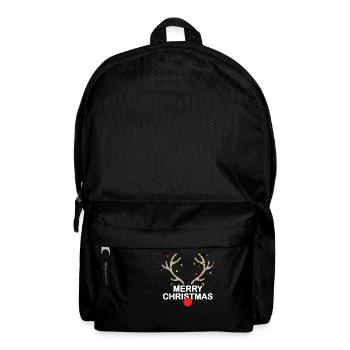 Weihnachten - Rucksack - Schwarz - Vorne