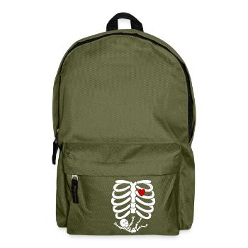 pregnant shirt funny - Backpack - olive green - Front