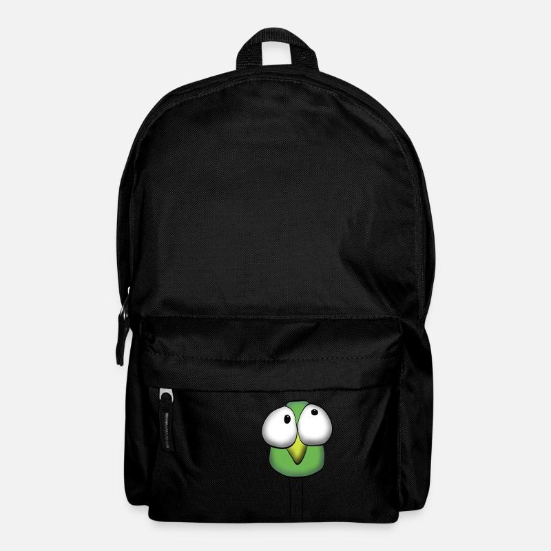 Lustiger Vogel - Rucksack - Schwarz