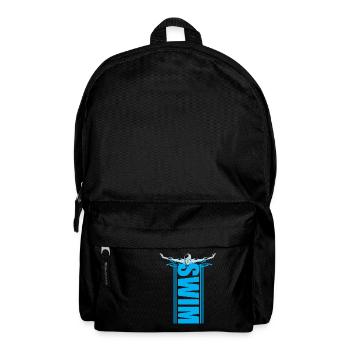 Schwimmer Schwimmen Schwimmsport Sport Geschenk - Rucksack - Schwarz - Vorne