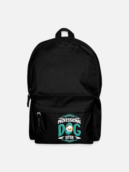 Hundesitterentwurf Geschenk für Haustier-Tiere und Welpen - Rucksack - Schwarz