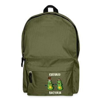 Cultured Bacteria Funny Bacteria Doctor Gift - Backpack - olive green - Front
