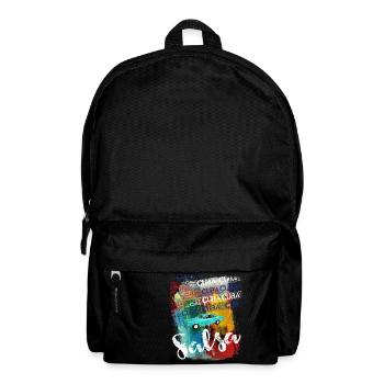Salsa Cuba Havana vintage T-shirt for dancers - Backpack - black - Front