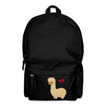 Funny Lama - Backpack - black - Front