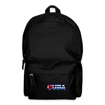 Cuba logo logo drapeau pays cadeau maison - Sac à dos - noir - Devant