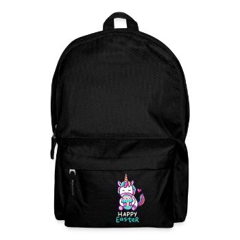 Einhorn - Einhörner - Geschenk - Frohe Ostern - Rucksack - Schwarz - Vorne
