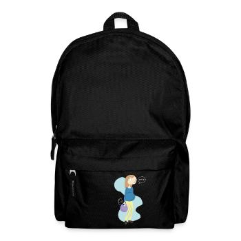 Oops Schwangerschaft Schwanger Babybauch Geschenk - Rucksack - Schwarz - Vorne
