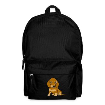 Dackel Haustiere Hunde Hund Kinder Baby - Rucksack - Schwarz - Vorne