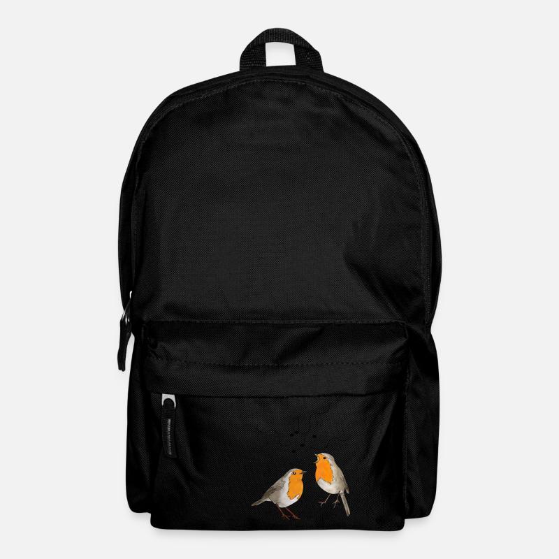 Singende Rotkehlchen - Rucksack - Schwarz