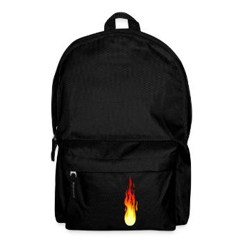 Comète Flamme Feu Inferno Flamme Ardente - Sac à dos - noir - Devant