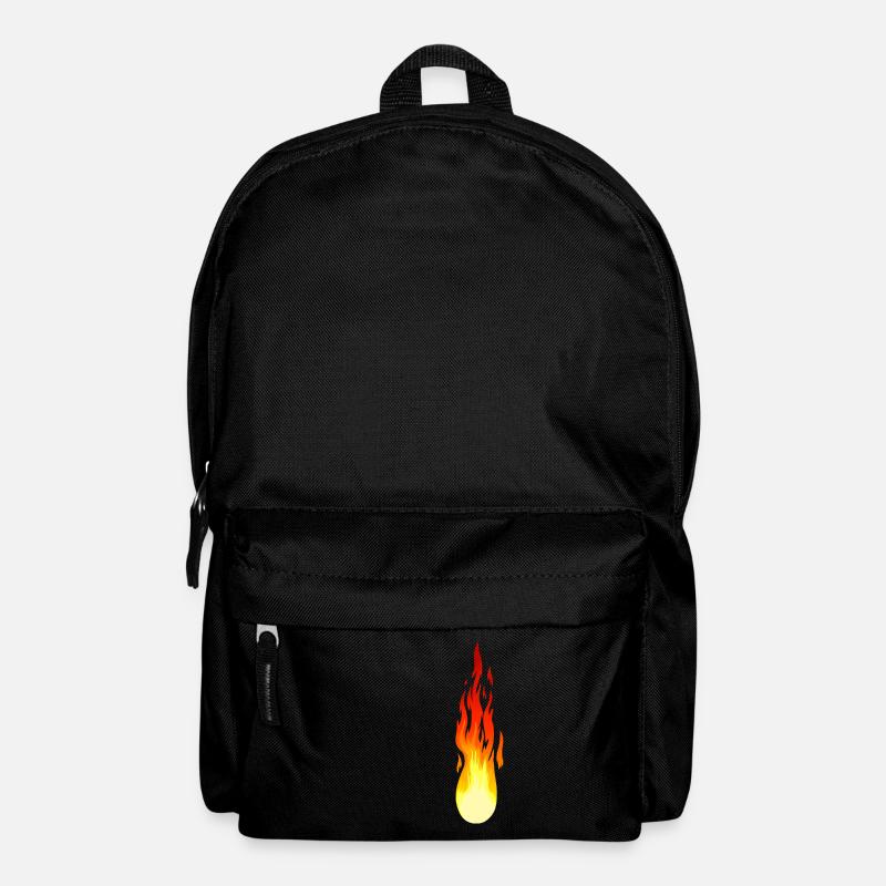 Comet Flame Fire Inferno Flame Fiery - Backpack - black