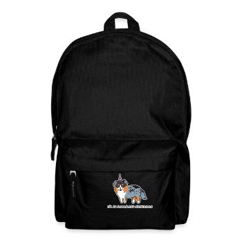 I m an Australian Shepherd chien cadeau 0589 - Sac à dos - noir - Devant