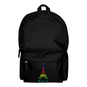 Paris Eiffel Tower - Backpack - black - Front