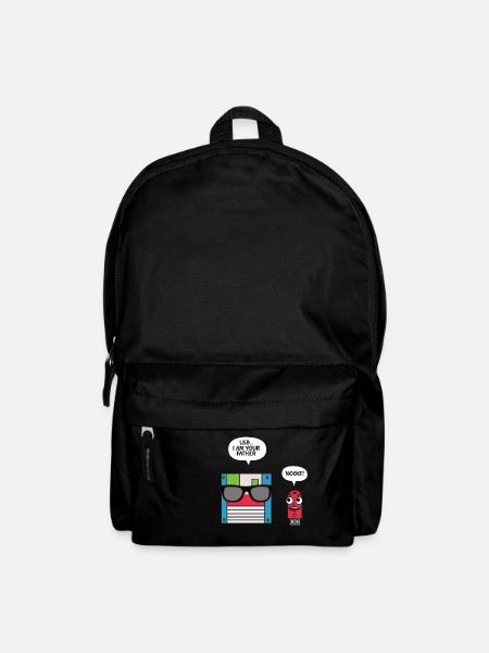 USB Floppy Disk I am Your Father T shirt, Geek - Backpack - black