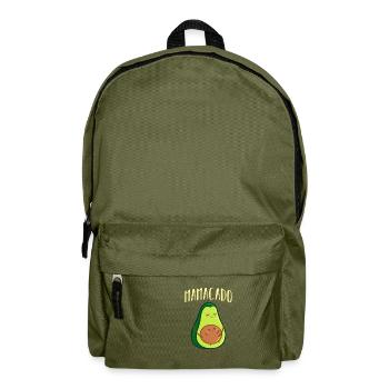 Mamacado pregnancy announcement - Backpack - olive green - Front