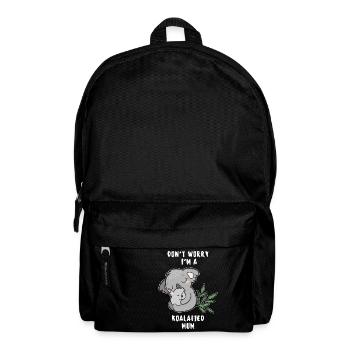 Koalafied Mum Koala Bär MutterGeschenk Lustig - Rucksack - Schwarz - Vorne