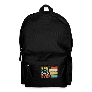 Best Cat Dad Ever! Men & Boy Cat Owners - Backpack - black - Front