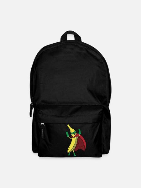 Fruit de la banane super héros héros banane super héros - Sac à dos - noir